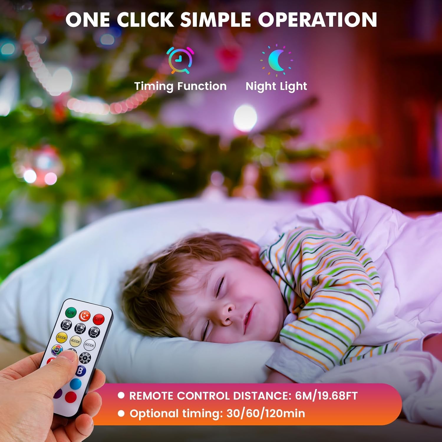 Thumbnail 6 de USB Aufladbare Glühbirne E27 RGB Fernbedienung 8W