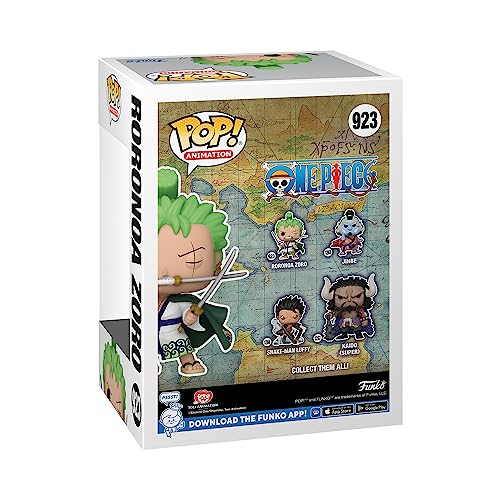 Detalle de Funko Pop! Animation: One Piece - Roronoa Zoro, Figurine en Vinyle à Collectionner