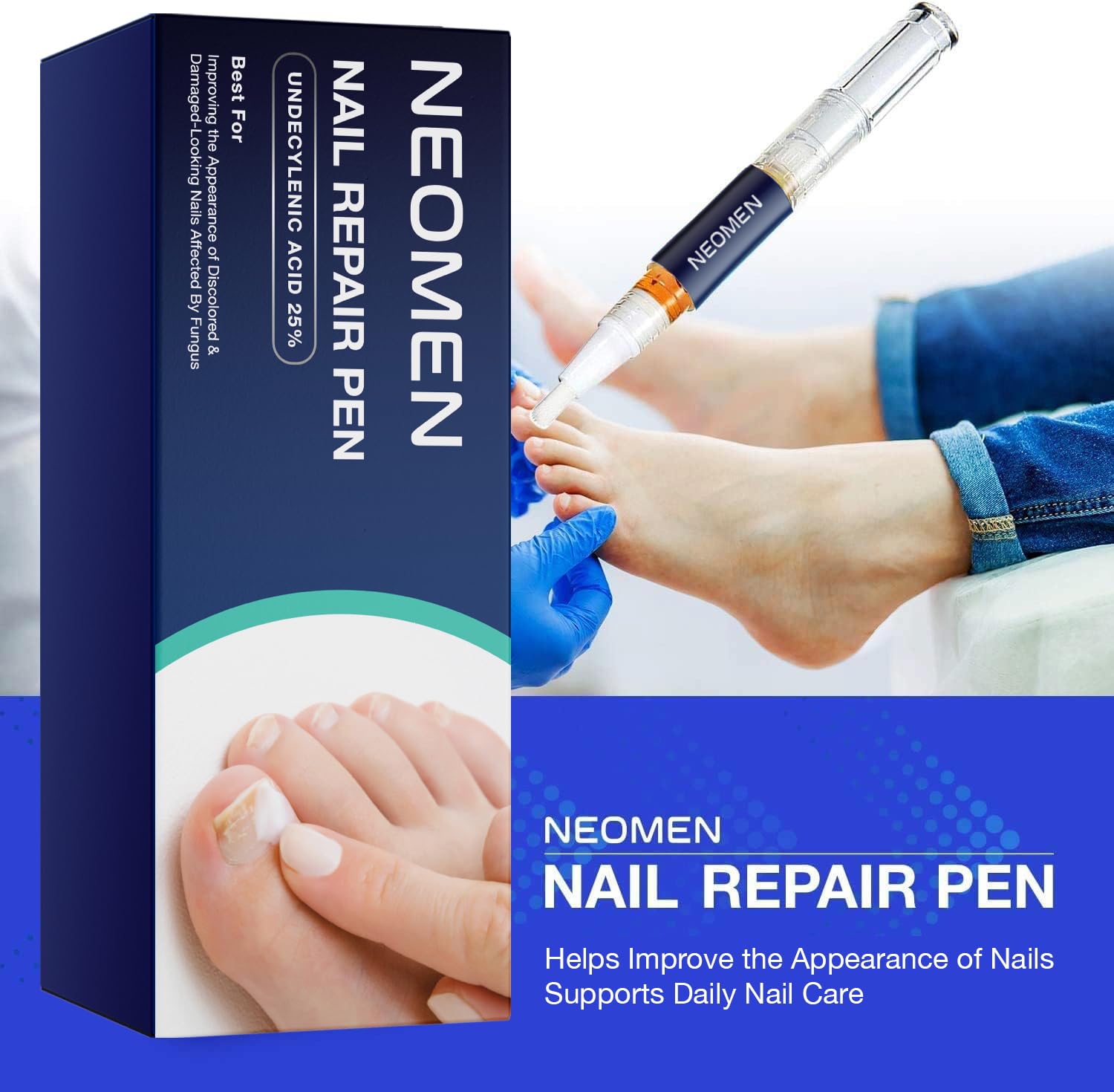 Thumbnail 2 de Fungal Nail Pen: 3-Piece Toenail Fungus Pen for Nail Repair and Discoloration