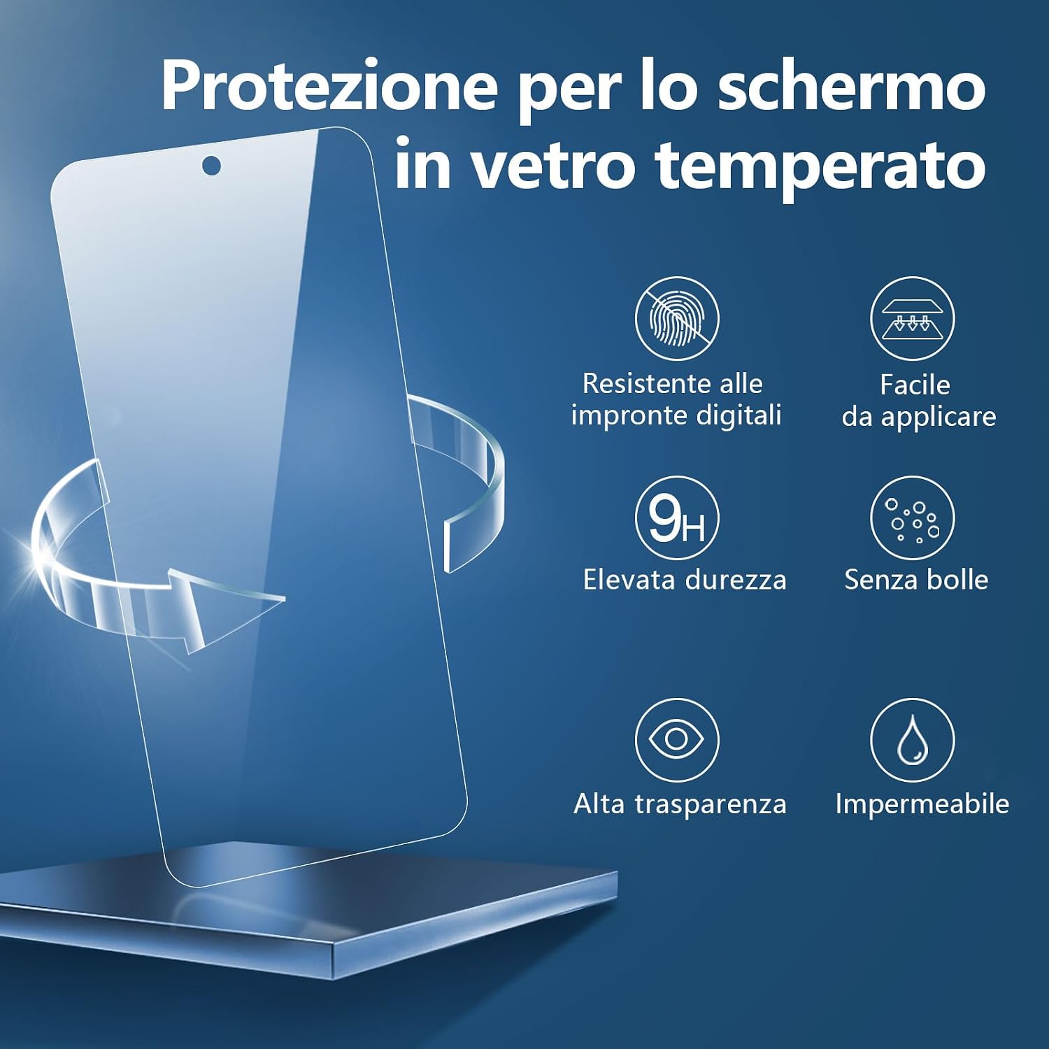 Thumbnail 3 de NEW'C Vetro temperato per Xiaomi Redmi Note 13 Pro 5G, 9H