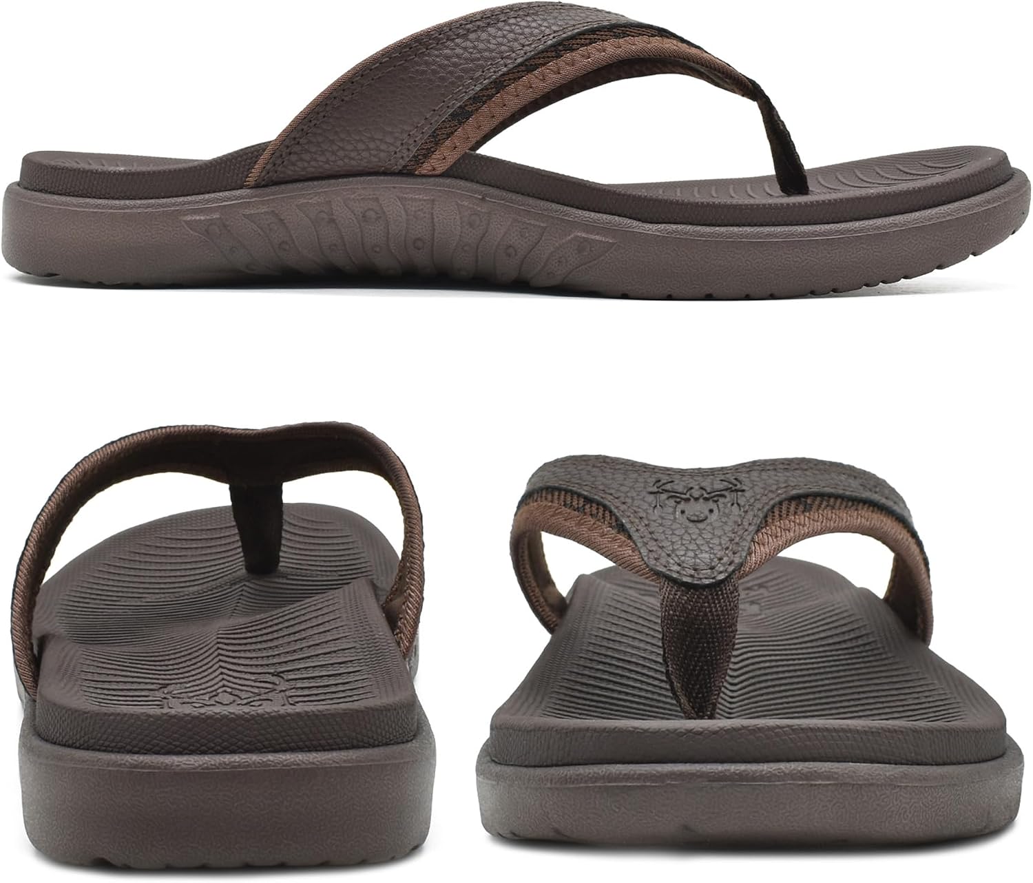 Thumbnail 6 de KuaiLu Mens Sport Flip Flops with Orthotic Arch Support