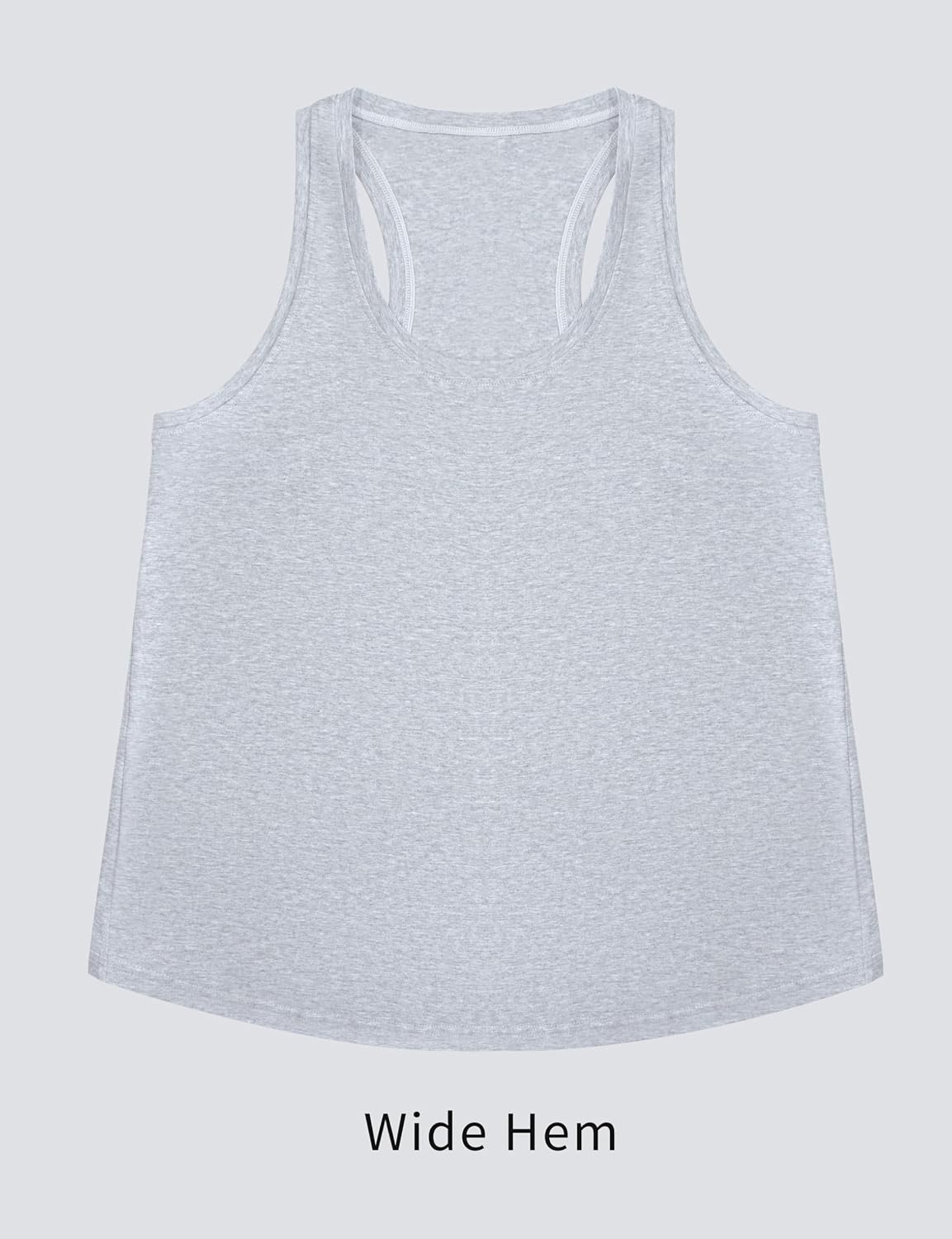 Detalle de THE GYM PEOPLE Débardeur d’entraînement dos nageur sans manches pour femme