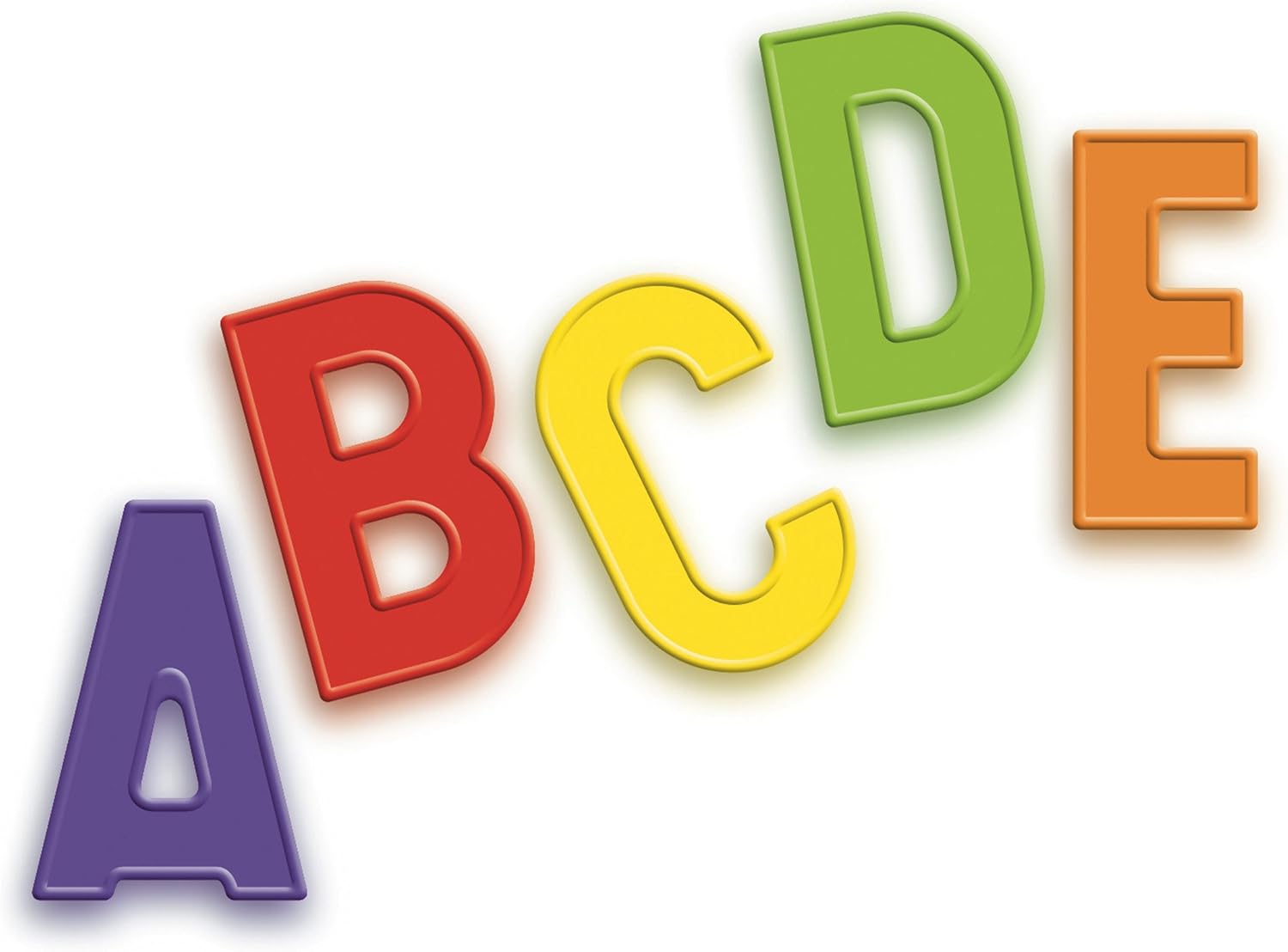 Detalle de Quercetti Refill 48 Lettere Magnetiche per Bambini – 48 lettere colorate in plastica atossica, Made in Italy