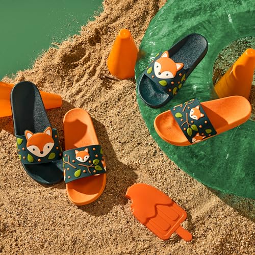 Detalle de Dedoles Badeschuhe Damen Herren Kinder Badesandalen lustige Designs – bunte, bequeme Slides für Sommer