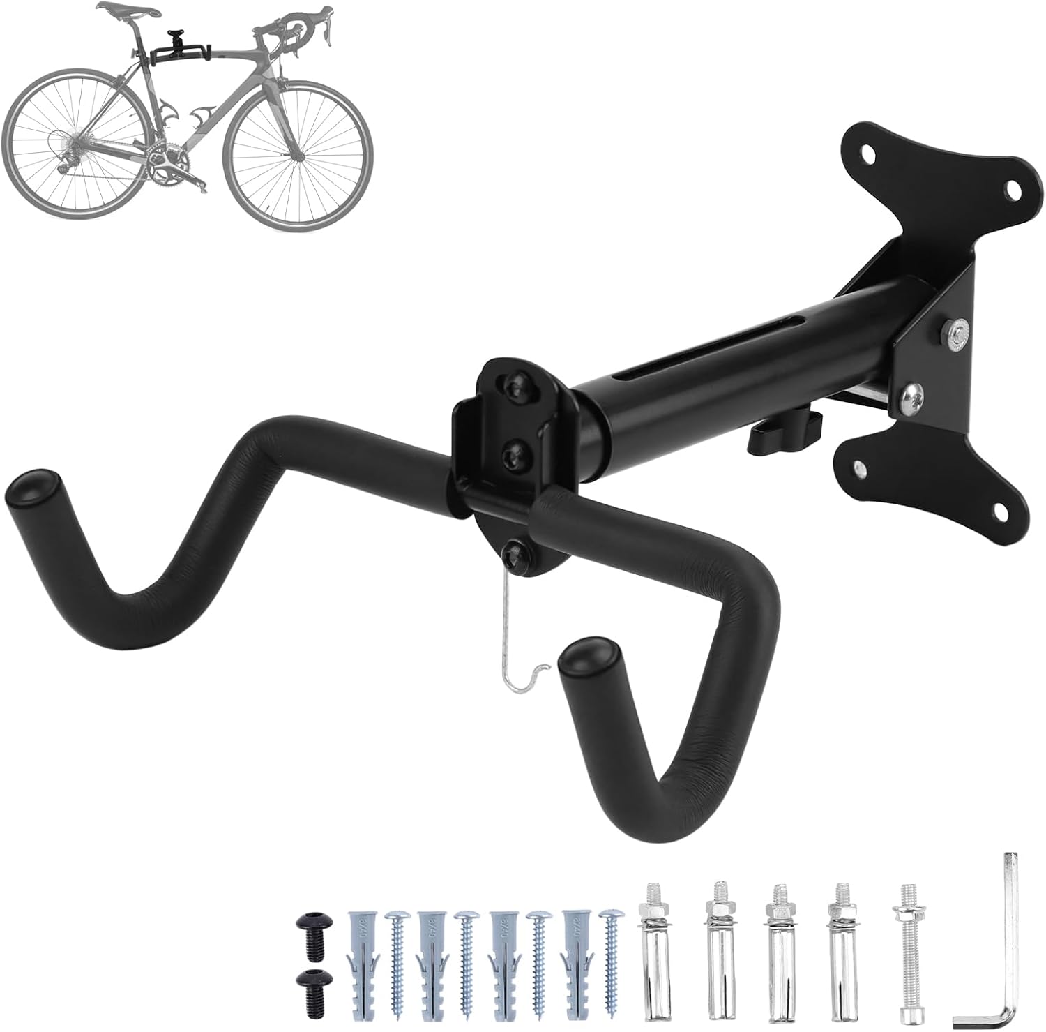 Thumbnail 3 de CYFIE Soporte Pared Plegable para Bicicleta 🚲 Acolchado y Ajustable