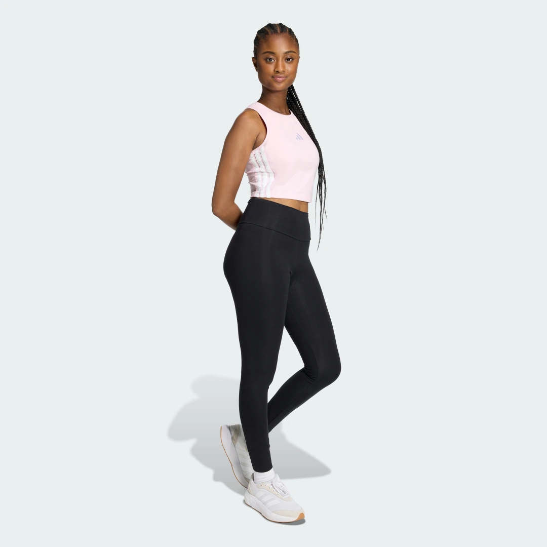 Thumbnail 2 de Camiseta acolchada Essentials 3 Stripes de Adidas – Rosa