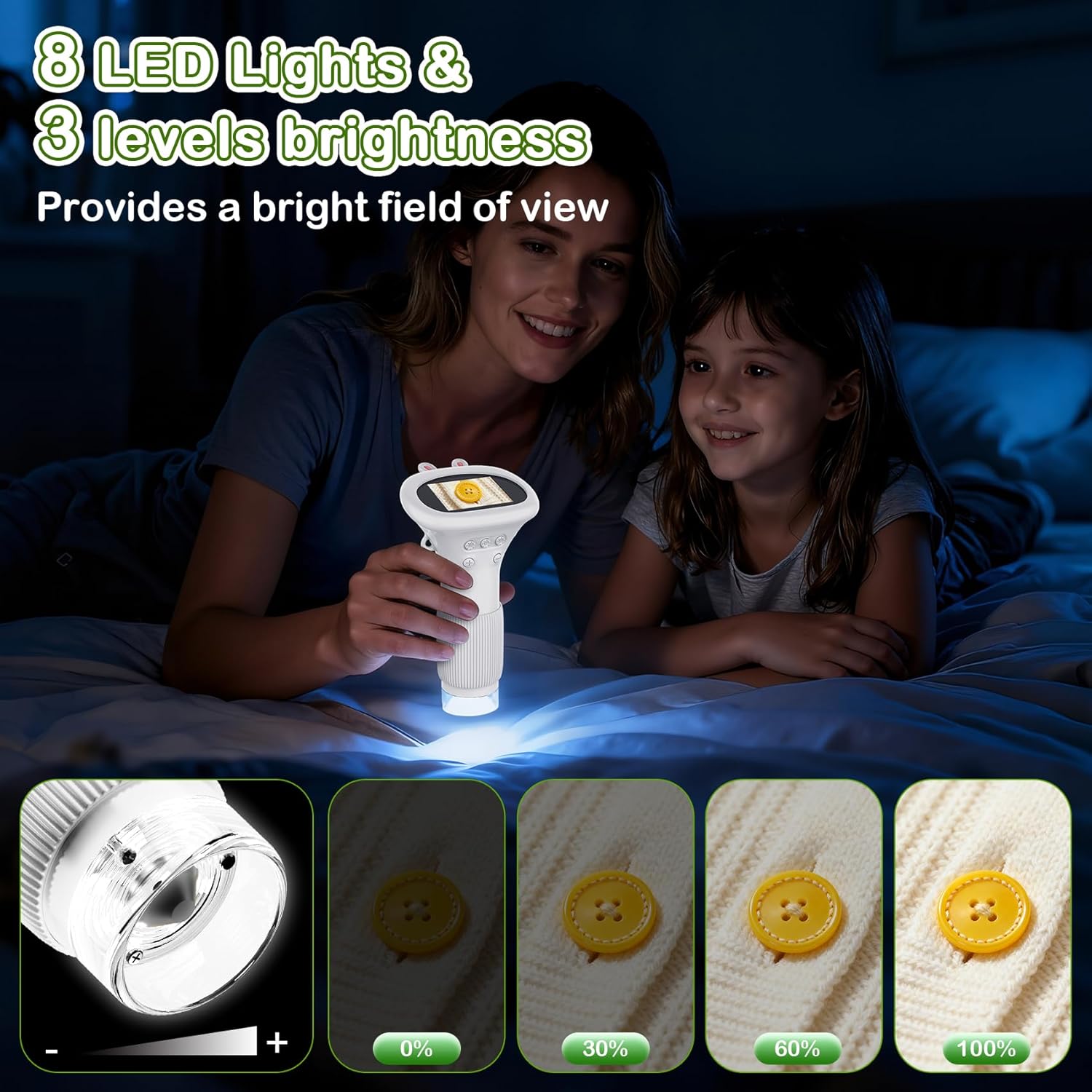 Thumbnail 5 de GlobalCrown Microscopio digitale portatile 200x