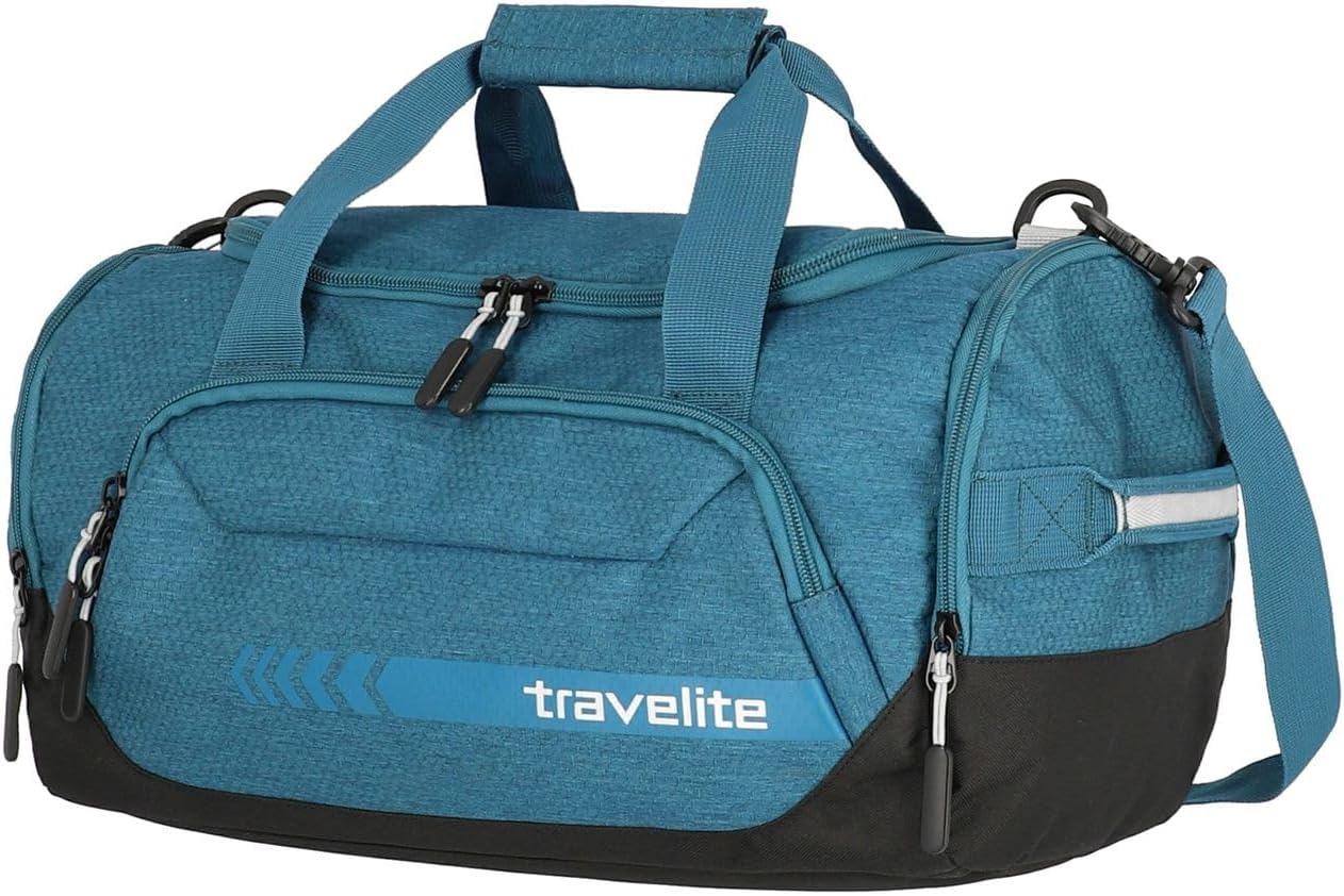 Detalle de travelite Reisetasche Handgepäck „Kick Off“ als Weekender (40 cm, 23 Liter) – leicht & für Sport/Urlaub