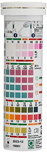 Detalle 2 de JBL PROAQUATEST EASY 7in1 AQUARIENWASSER-TESTSTREIFEN, 50 Streifen