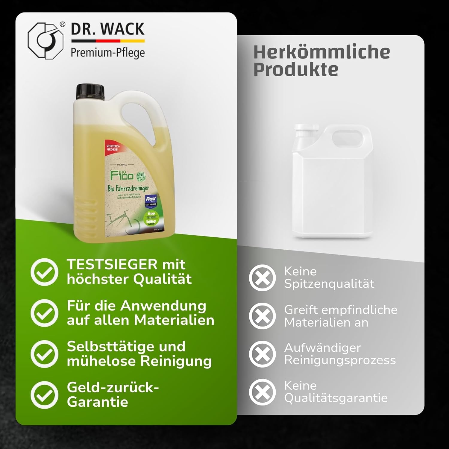 Thumbnail 5 de DR. WACK F100 Bio Fahrradreiniger 2 Liter – Umweltfreundlich, materialschonend & tiefenrein