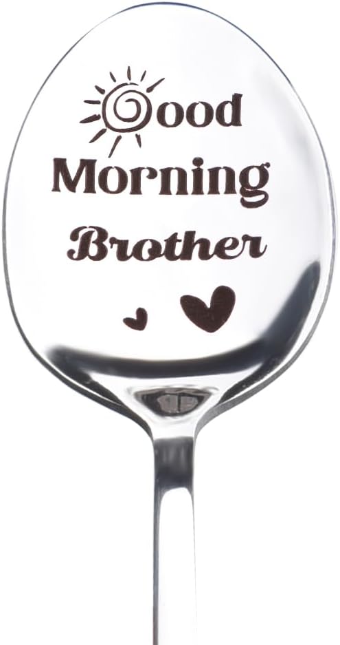 Detalle 2 de Guqqeuc “Good Morning My Love” Spoon Gift for Couples – romantic daybreak spoon for two