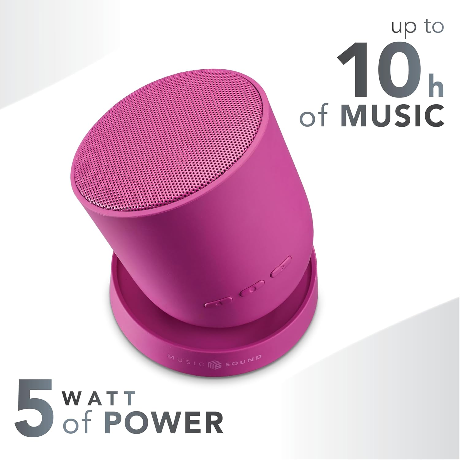 Detalle 2 de Music Sound Speaker Bluetooth Twist: altoparlante compatto con base orientabile 360° e stereo True Wireless
