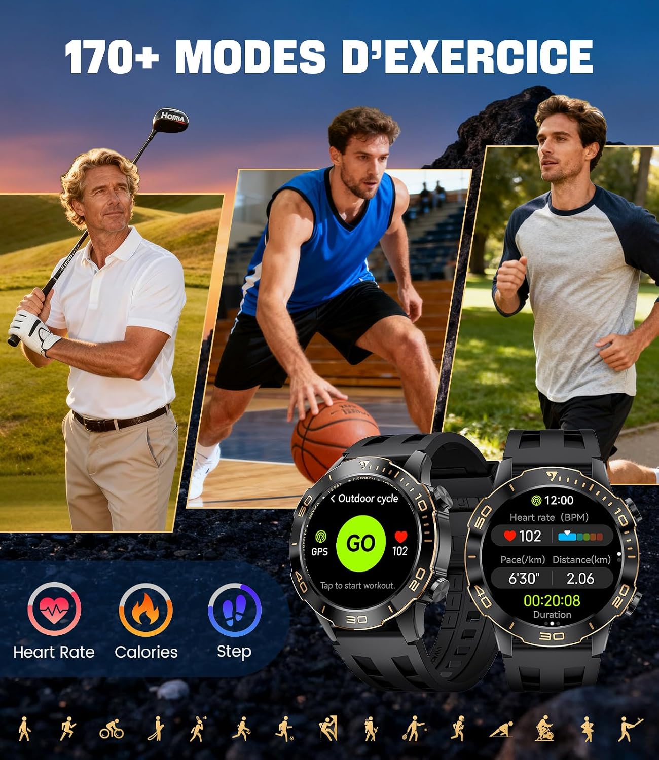 Thumbnail 5 de BENYAR SMART TX7 Montre 1,43" AMOLED
