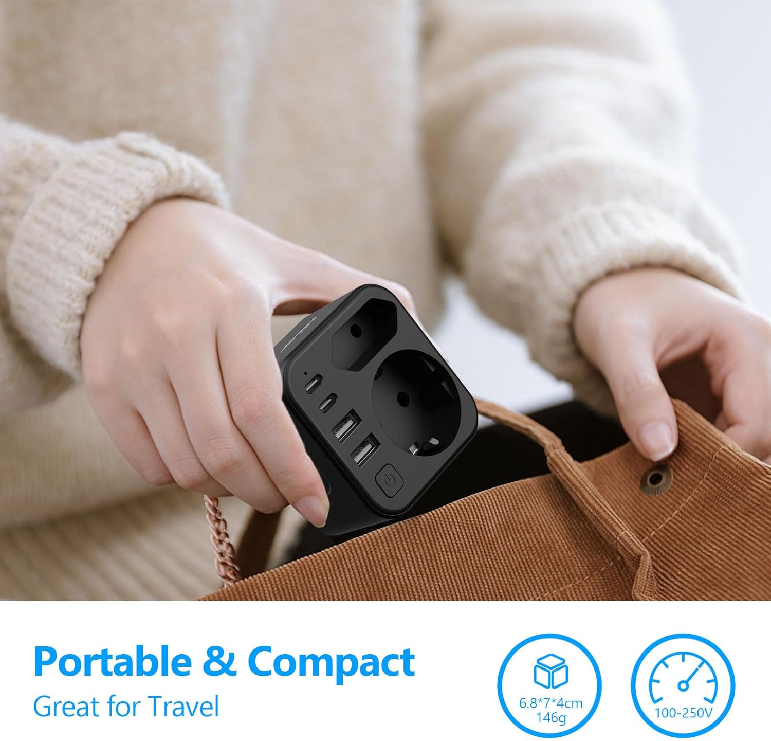 Thumbnail 6 de JSVER Multipresa USB 3680W 16A