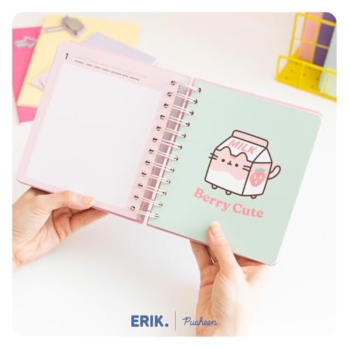 Detalle de Gruppo Erik Pusheen Diario Scuola 2026 2027 – Agenda Giornaliera con design kawaii