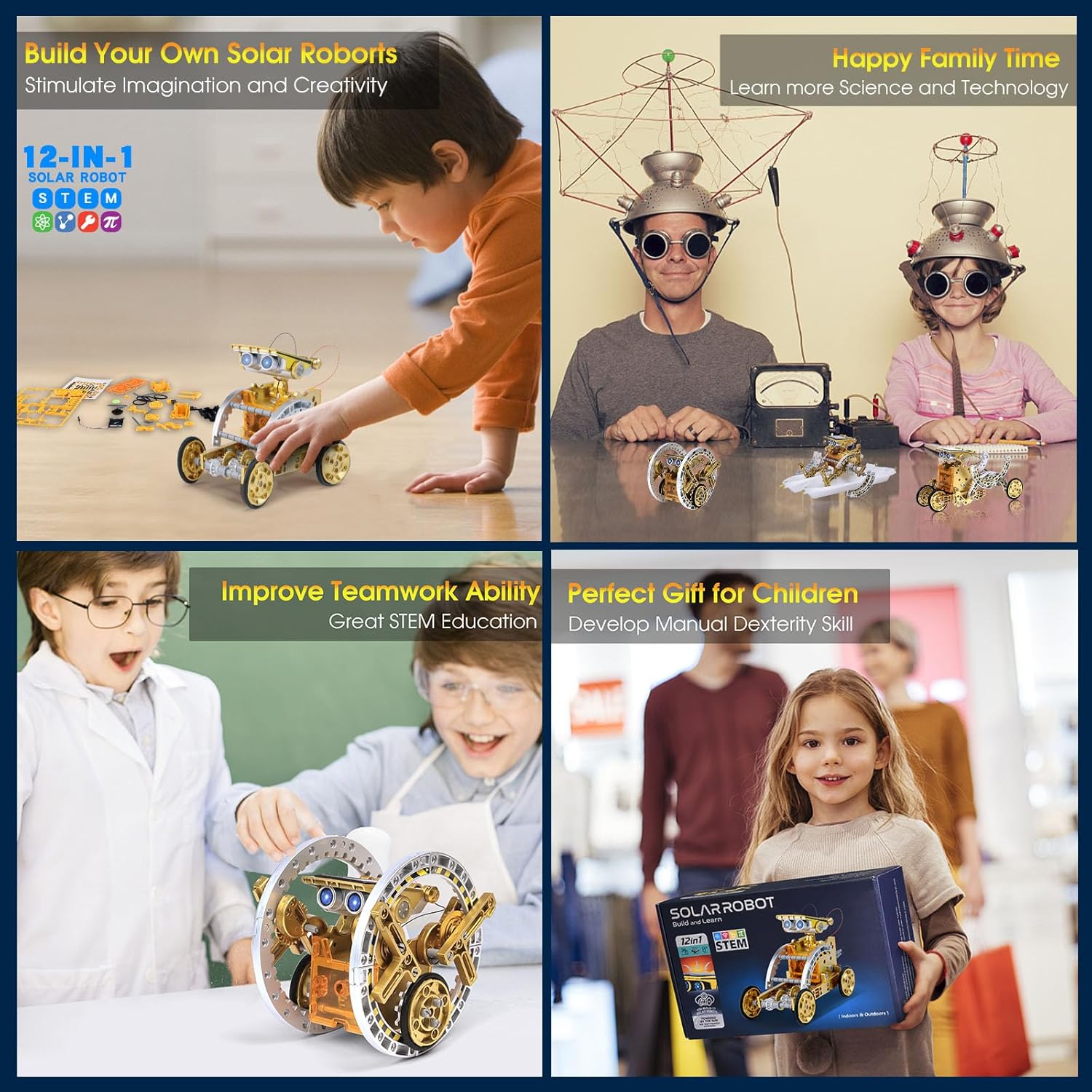 Thumbnail 3 de OMWay STEM 12-in-1 solar robot kit