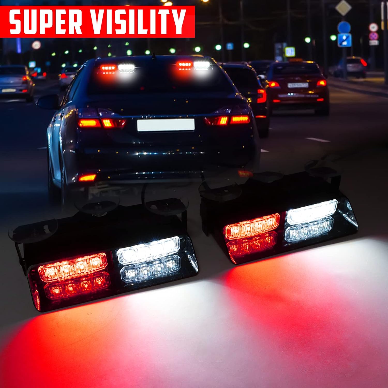 Thumbnail 2 de Emergency strobe lights with 16 flash modes