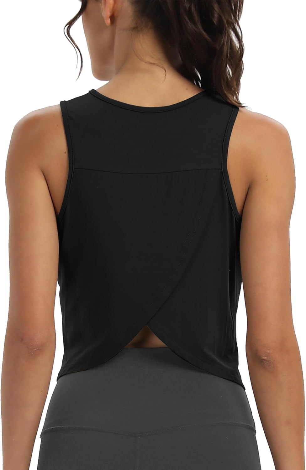 Detalle de Workout tank tops open back for women