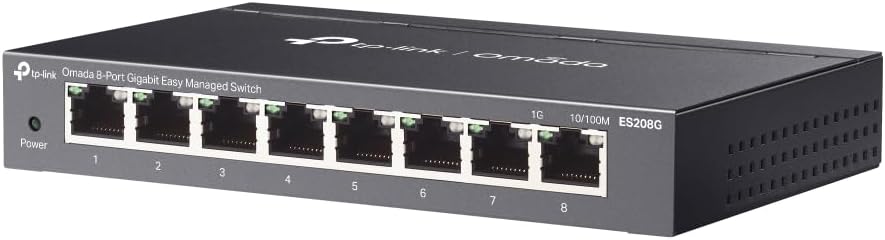 Thumbnail 2 de TP-Link Omada ES208G – 8-Port Gigabit Switch mit zentraler Cloud-Verwaltung