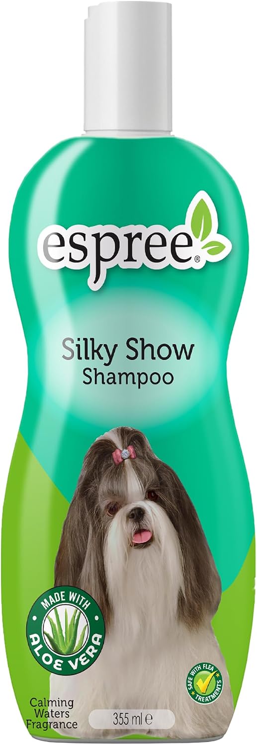 Espree Natürliches seidiges Hunde Shampoo 355ml – Duft von beruhigenden Wassern