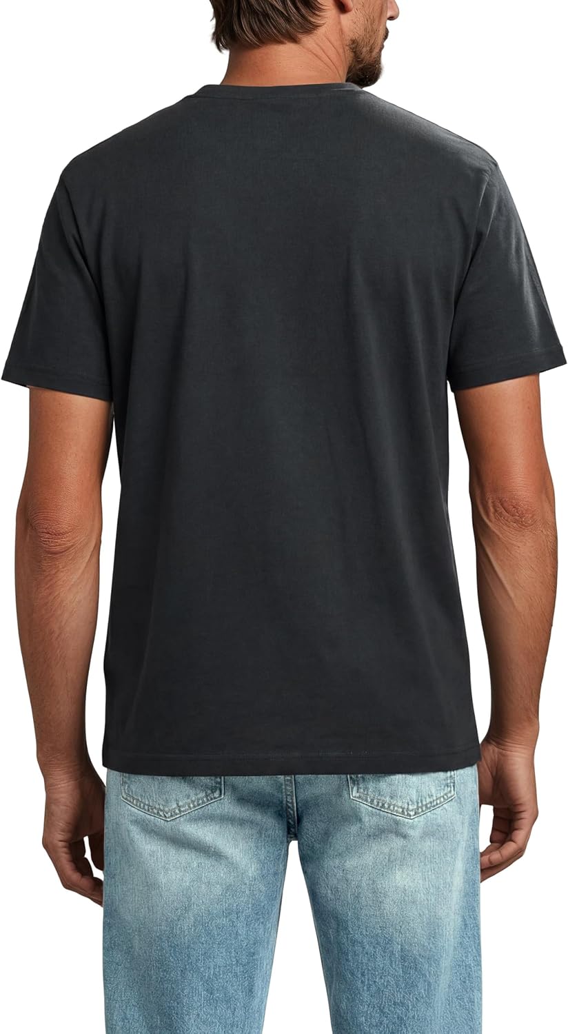 Detalle de MUSTANG Herren Baumwolle Regular Fit 4er Pack T-Shirts – Rundhals, Kurzarm, Logoprint