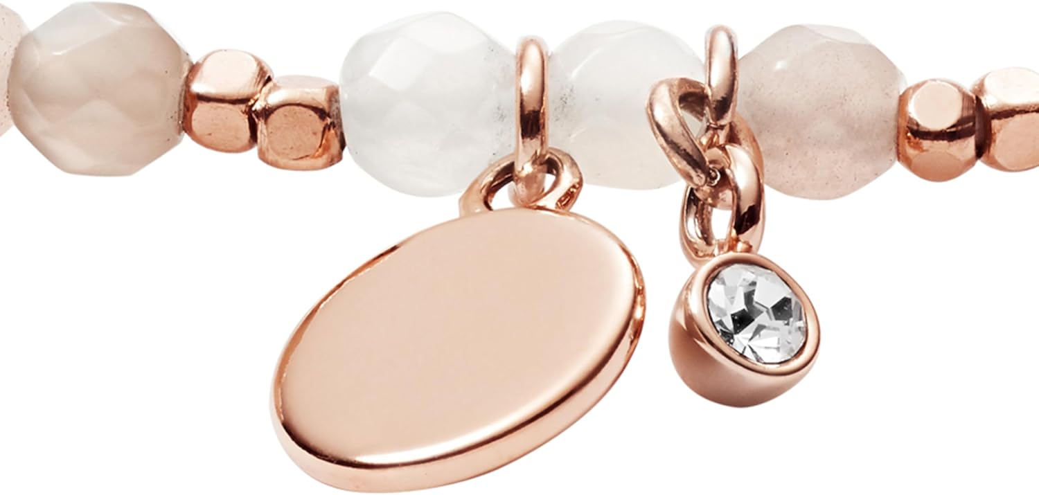 Detalle de Fossil Armband Für Frauen Wellness – Innenlänge 165 mm, Nude, Hochglanz
