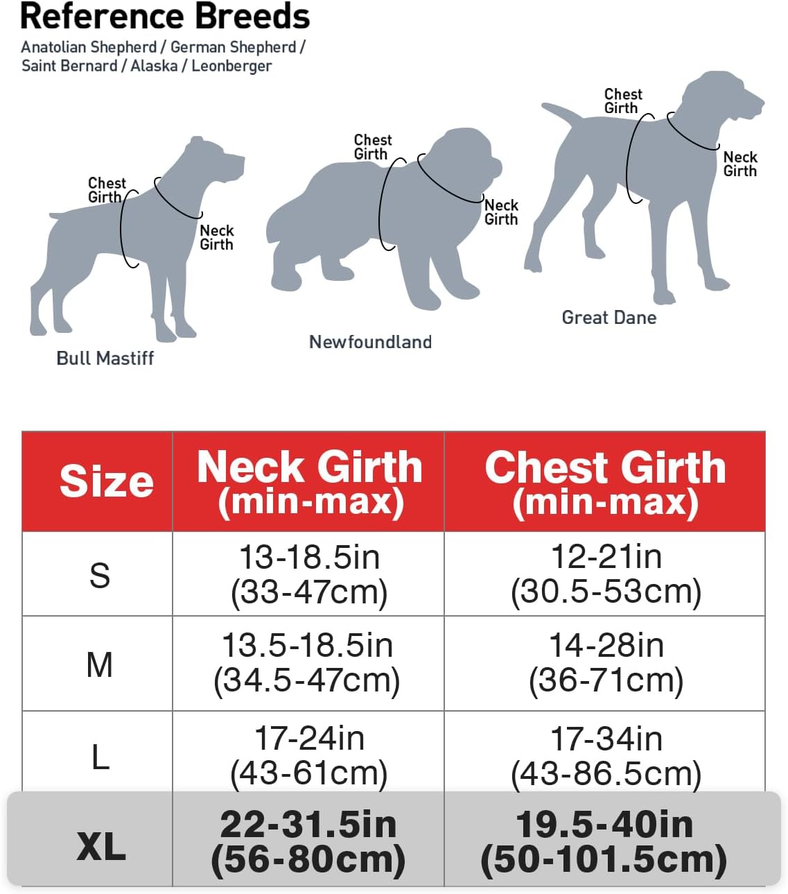 Detalle de Joytale Harnais Chien XL anti-traction 50–101,5 cm