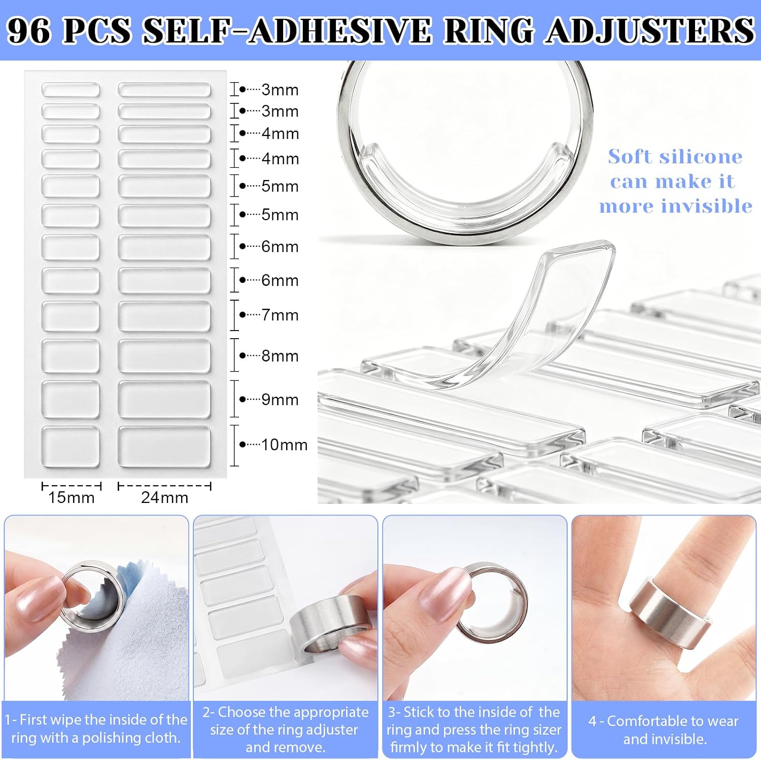 Thumbnail 6 de Ramalto RAM RING 114 Ring Sizer Set, 114 Pieces in 3 Styles