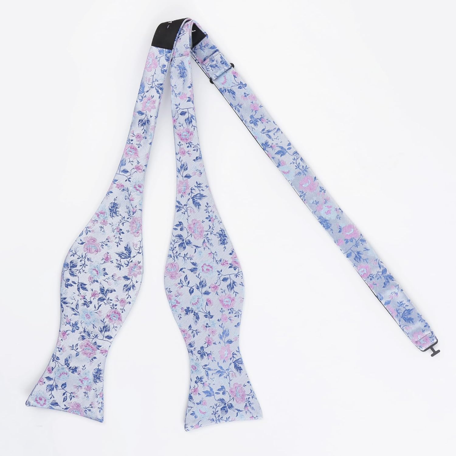 Thumbnail 2 de Alizeal Floral Printed Self-Tied Bow Tie Set with Pocket Square