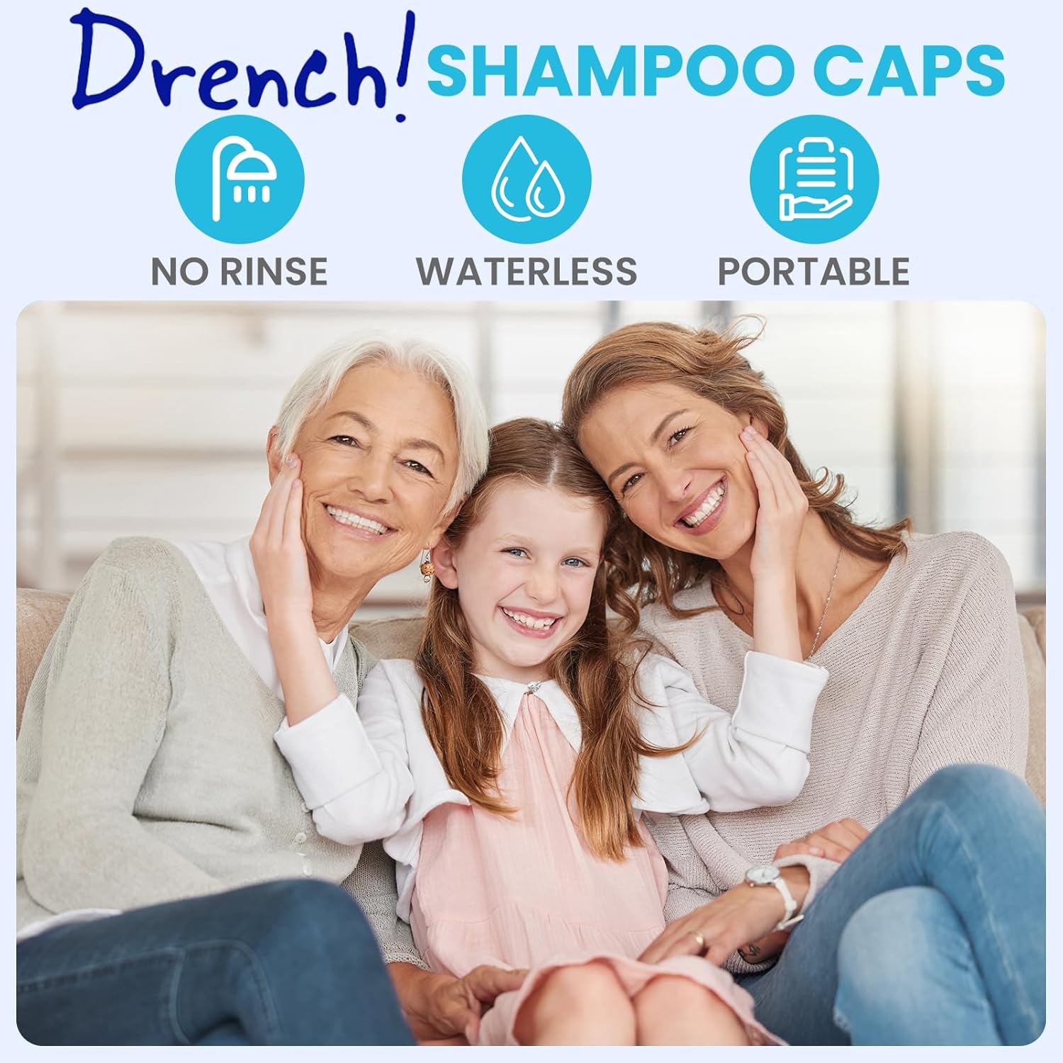 Thumbnail 6 de Drench! No Rinse Shampoo Cap 12-pack