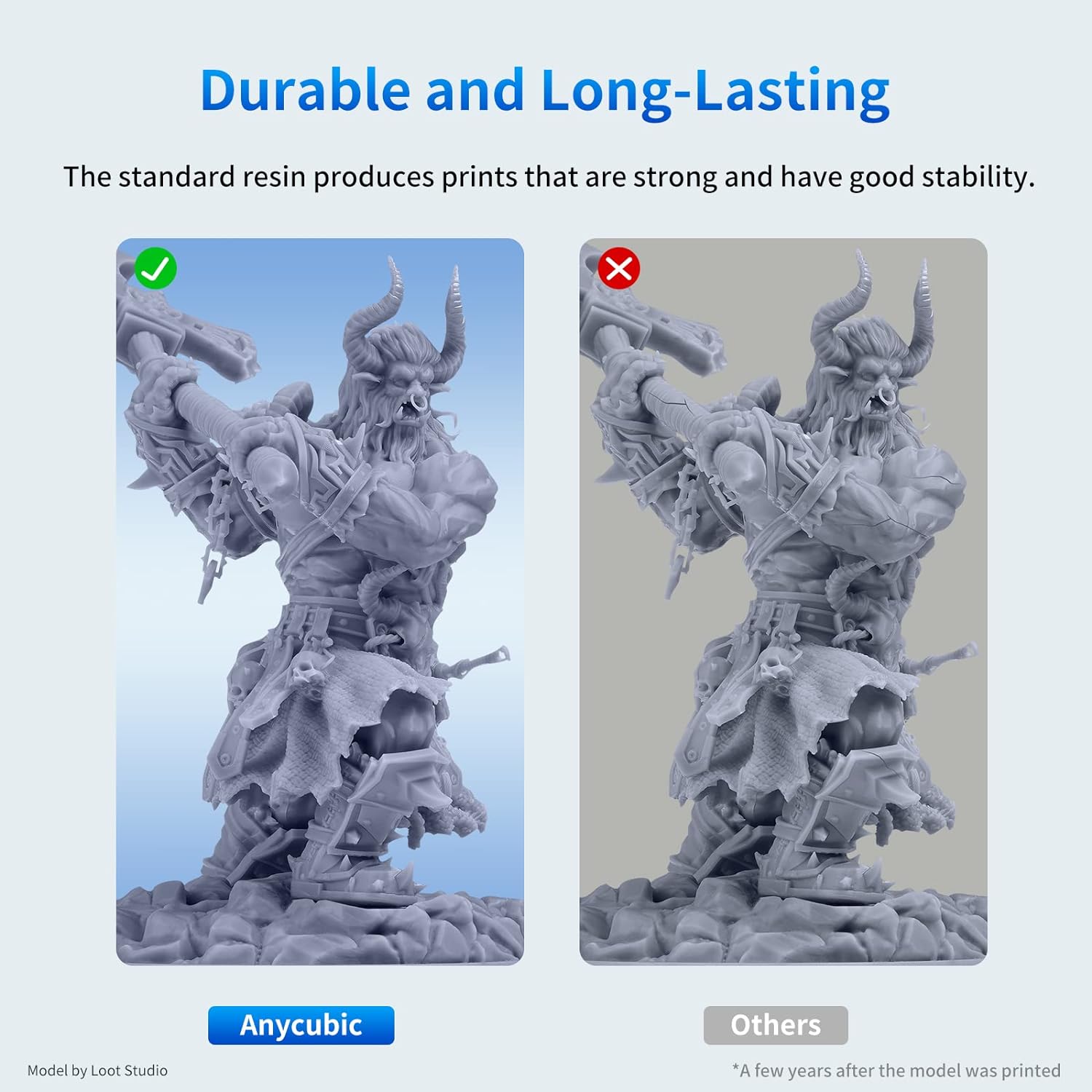 Detalle 2 de ANYCUBIC 405nm SLA Resin 1kg for LCD 3D Printing đź–¨