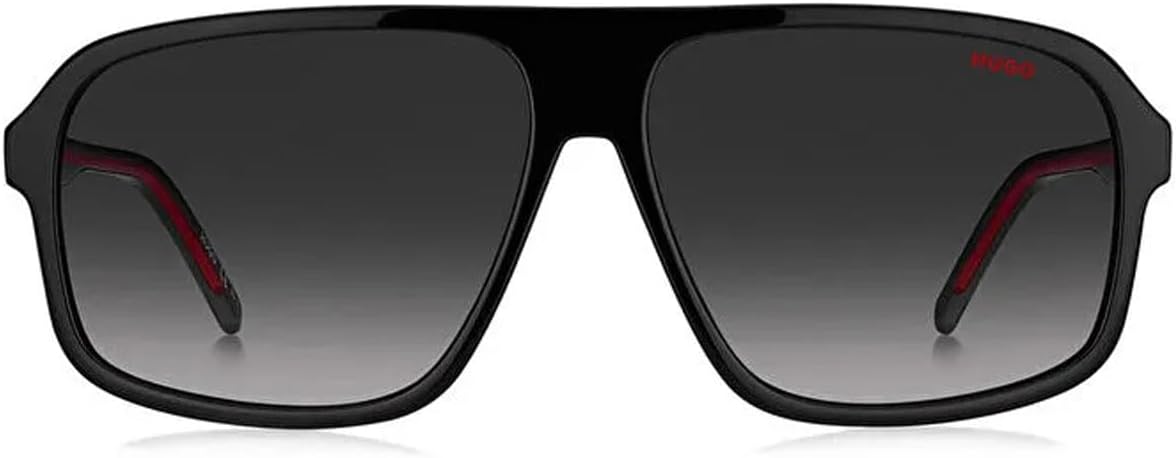 Detalle de HUGO Brille HG 1195/S in Schwarz – Größe 60-13 mm