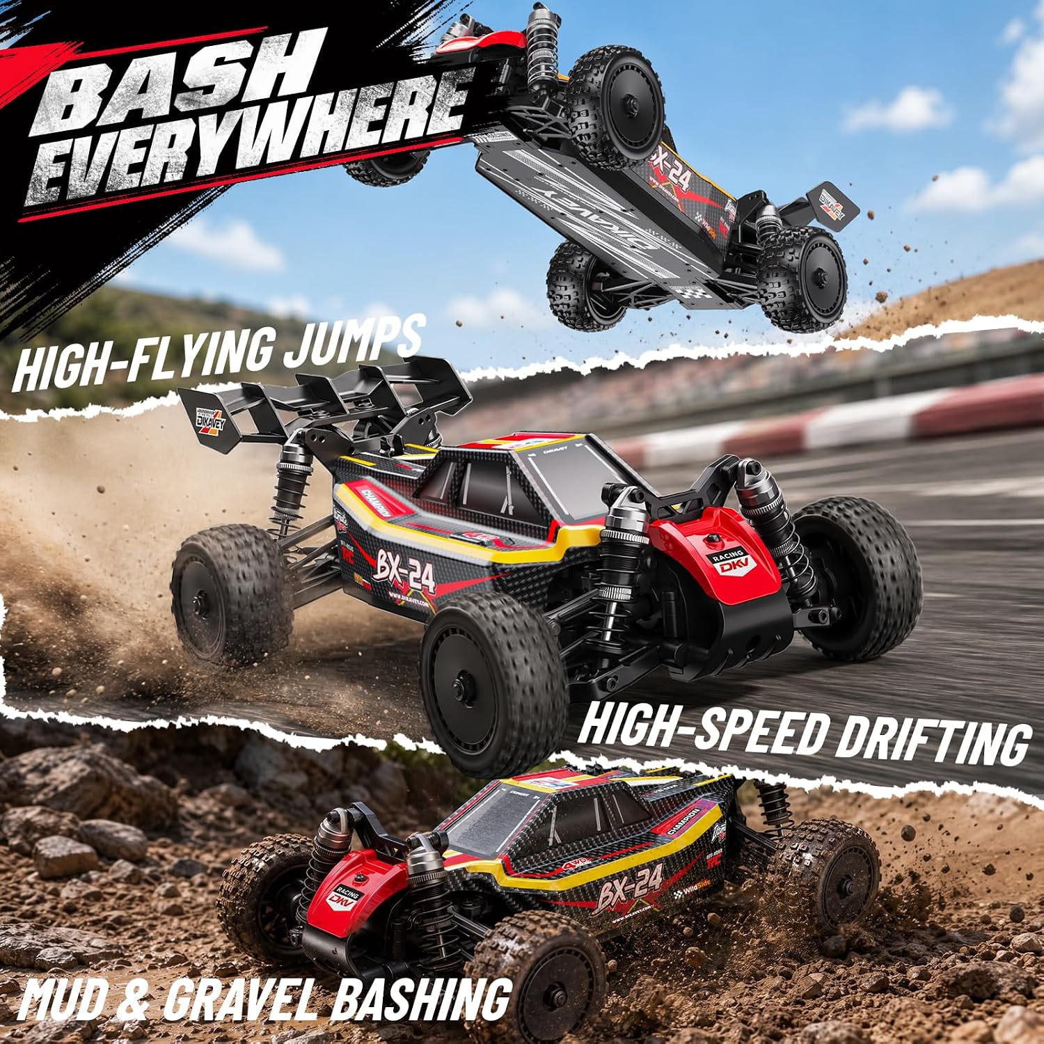 Detalle 1 de DIKAVEY RC Buggy 1/24 Scale