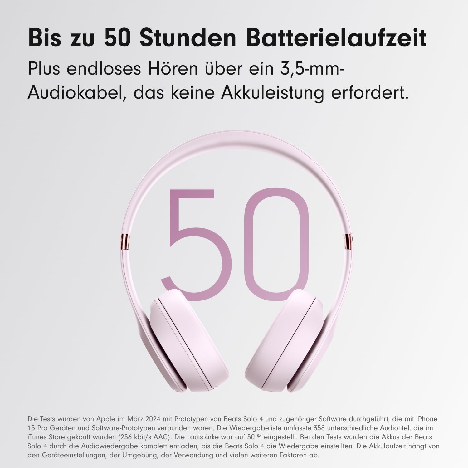 Detalle de Beats Solo 4 Bluetooth Kopfhörer, 50 Stunden ⚙