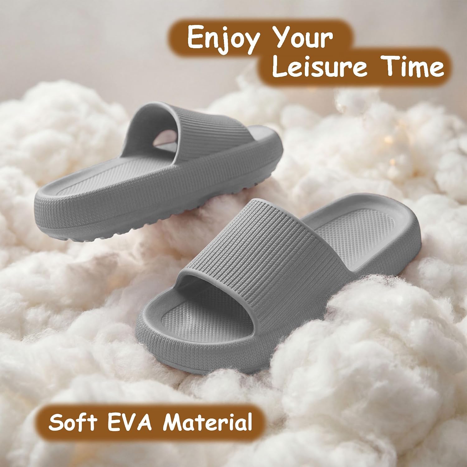 Detalle de Donpapa Ciabatte Estate: comode Sandali/Pantofole in EVA antiscivolo, per Indoor e Outdoor