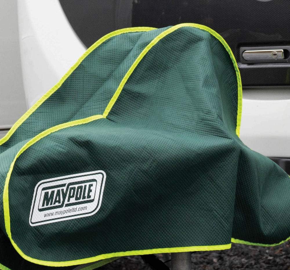 Detalle 2 de Maypole Grande Housse d'attelage — couverture A pour caravane/remorque, vert, grande taille