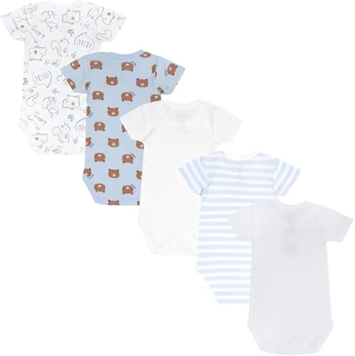 Thumbnail 1 de Chicco Body recién nacido 5 unidades, algodón 100% 👶