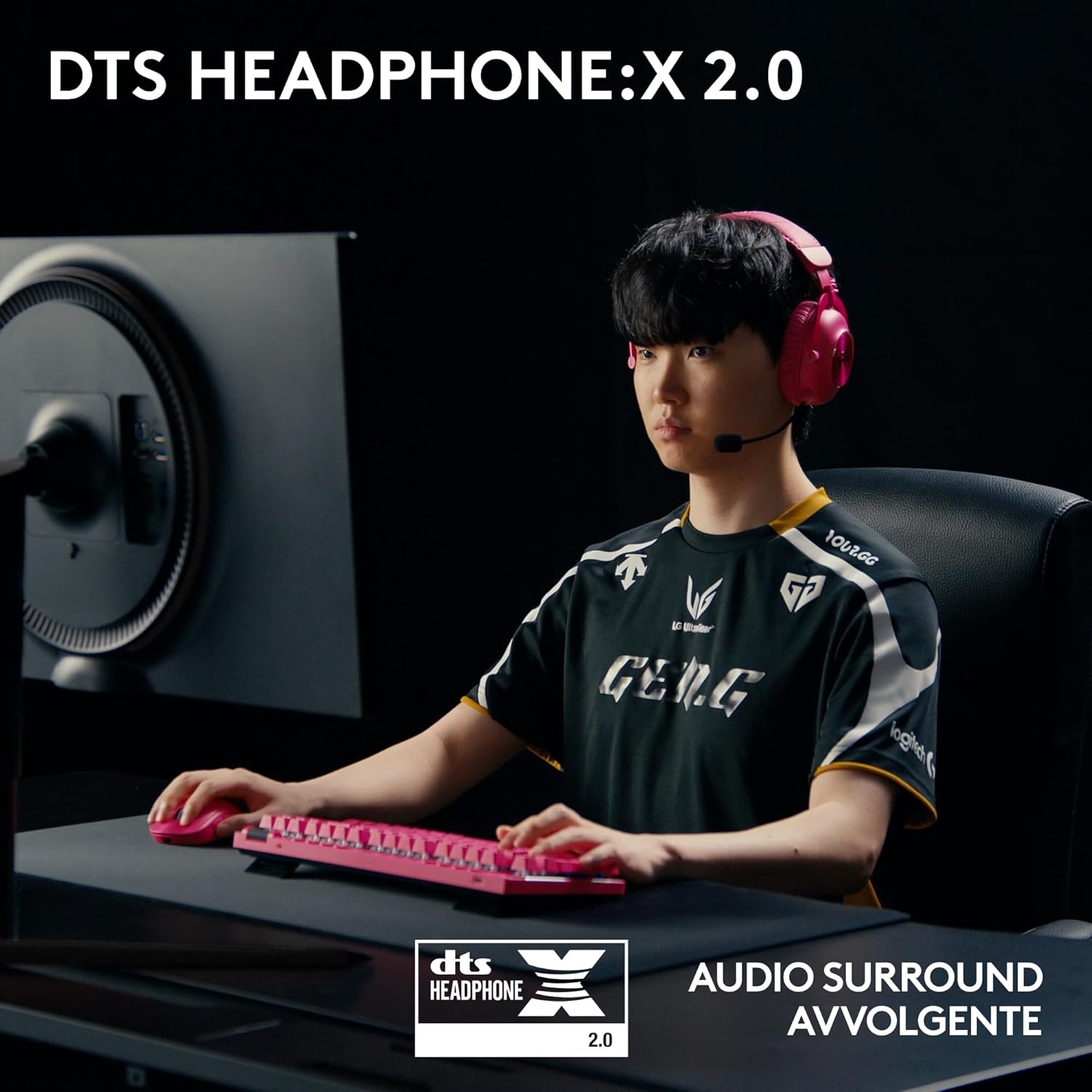 Thumbnail 5 de Logitech G PRO X 2 LIGHTSPEED cuffie gaming wireless con microfono removibile e driver Graphene 50 mm (magenta)