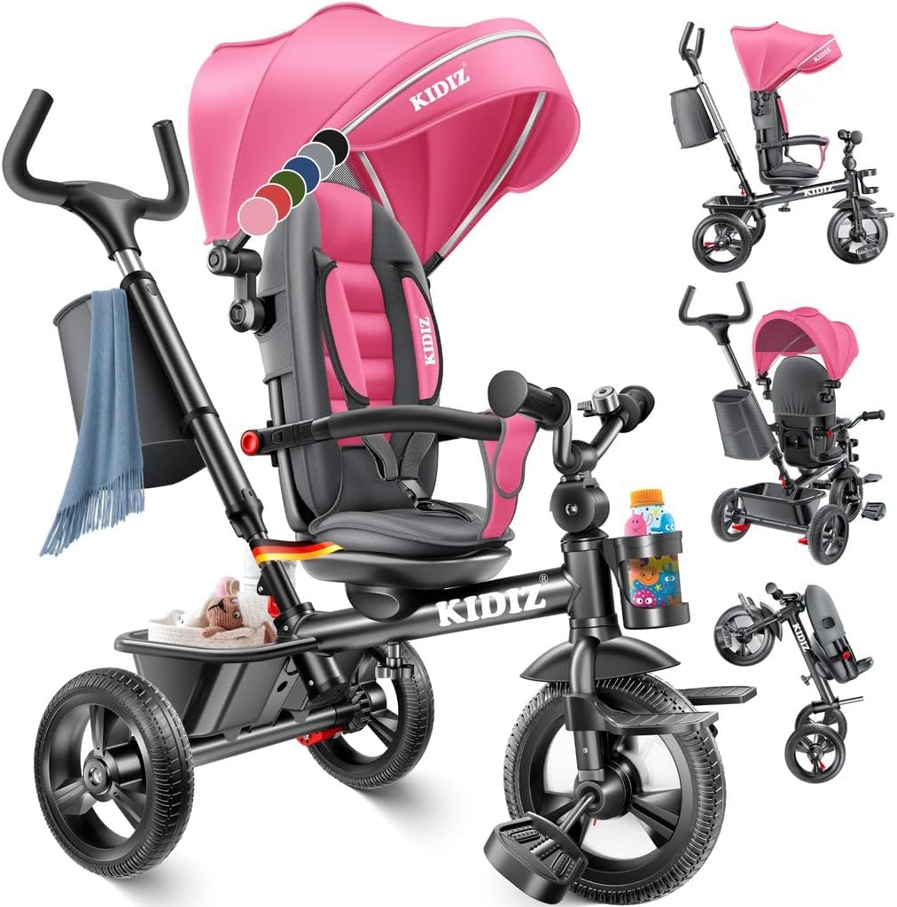 Detalle de KIDIZ Dreirad 6in1 Kinderdreirad ab 9 Monaten