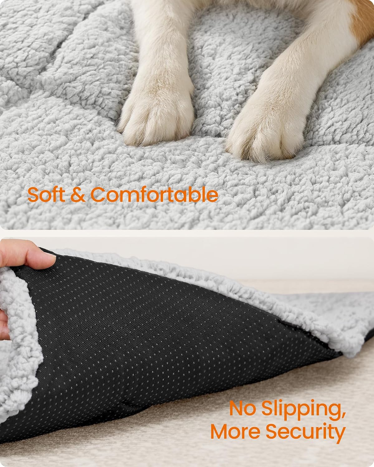Thumbnail 3 de Feandrea Warm Dog Cat Bed: 75 x 50 cm Crate Mattress with Non-Slip Base