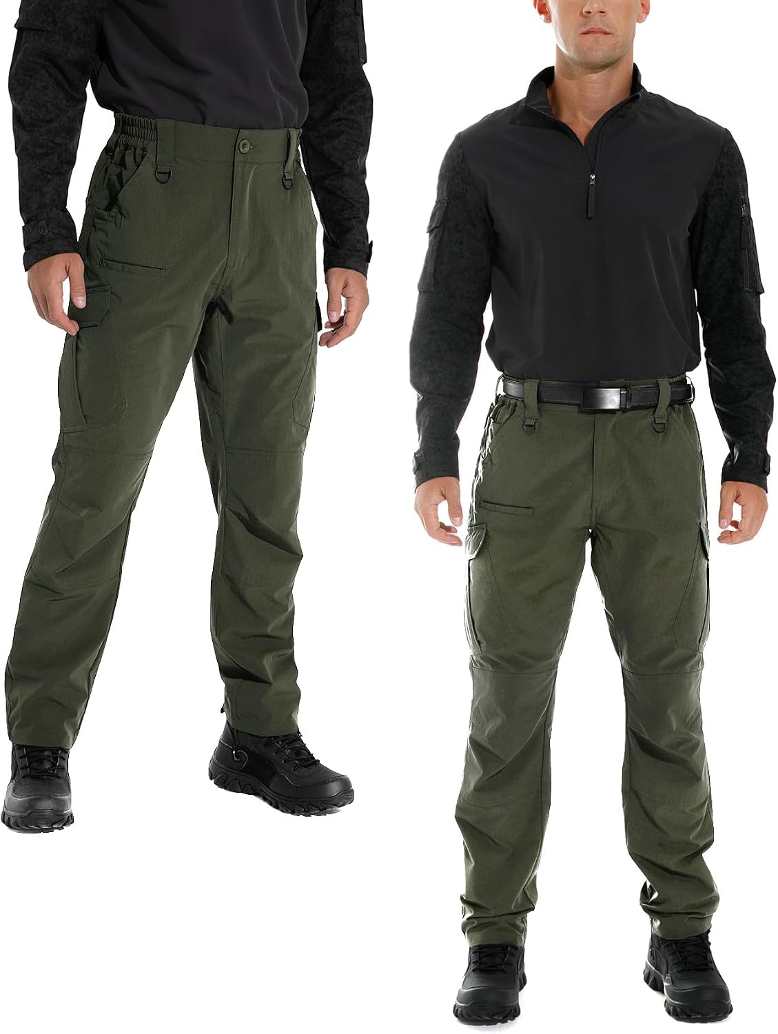 Detalle 2 de KFUBUO Lightweight Ripstop Tactical Cargo Pants