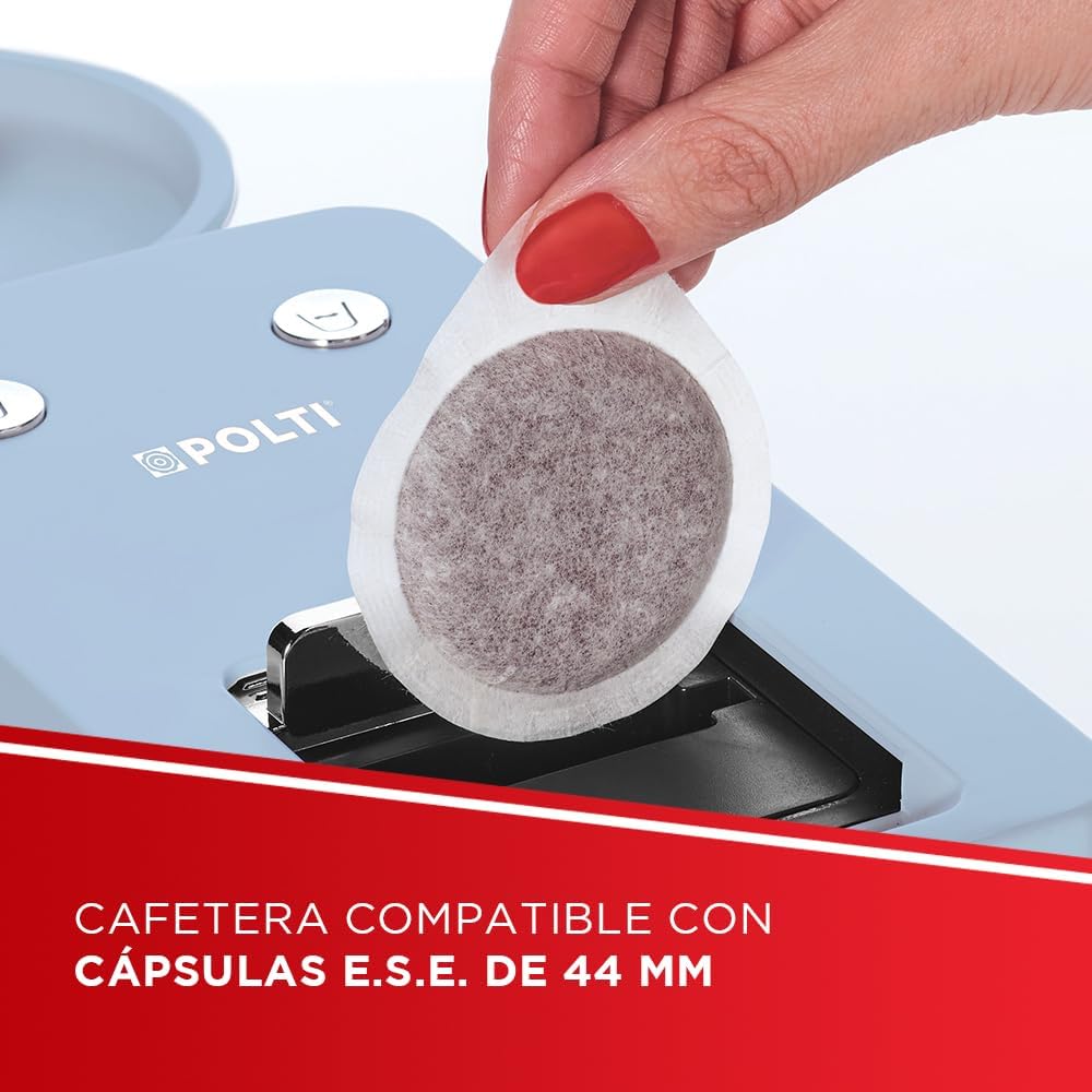 Detalle 2 de Polti Coffea S15LB máquina espresso 19 bares