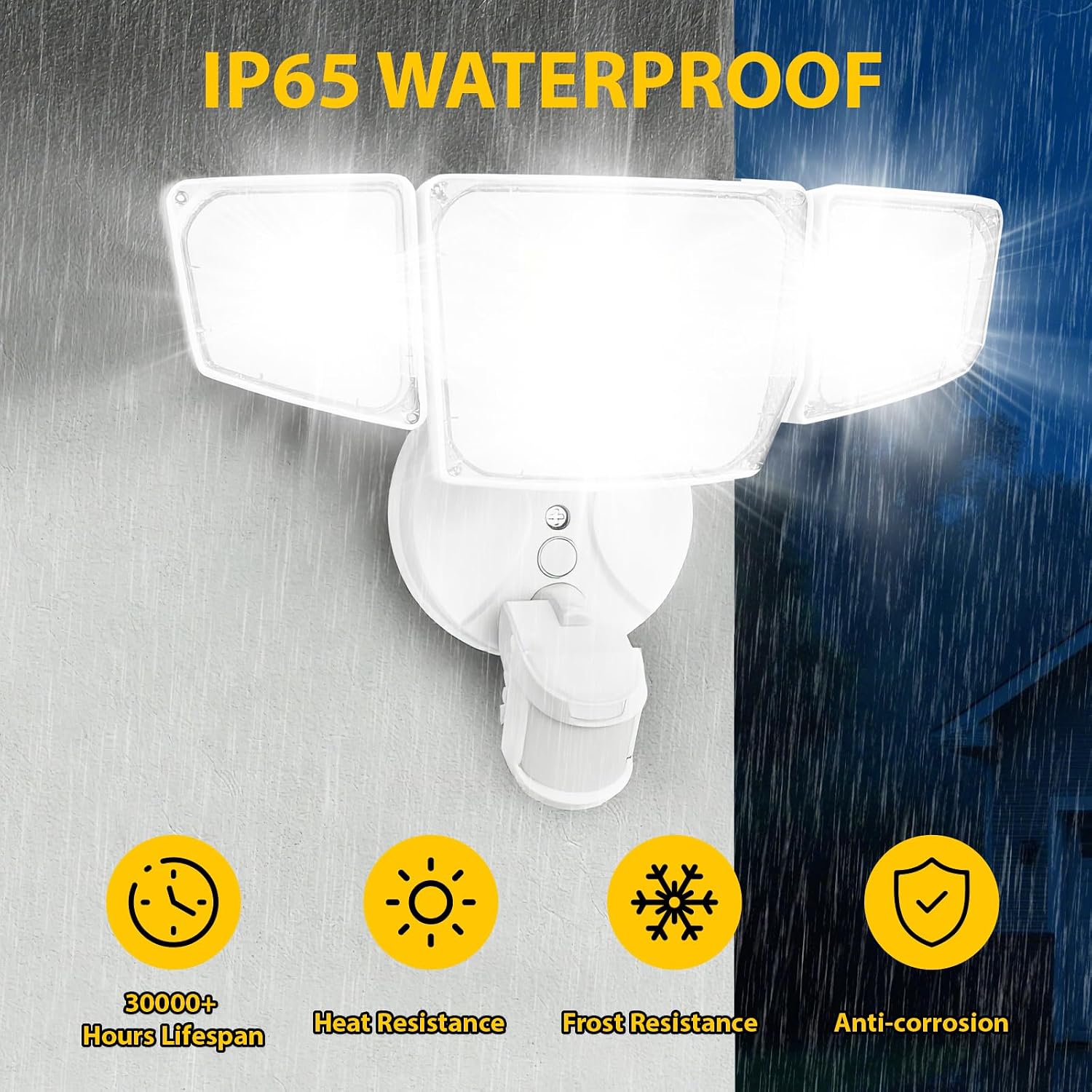 Thumbnail 5 de Abovizo AB22/G90S-4 90W LED Security Light, 4 Heads, 10,000 Lumens