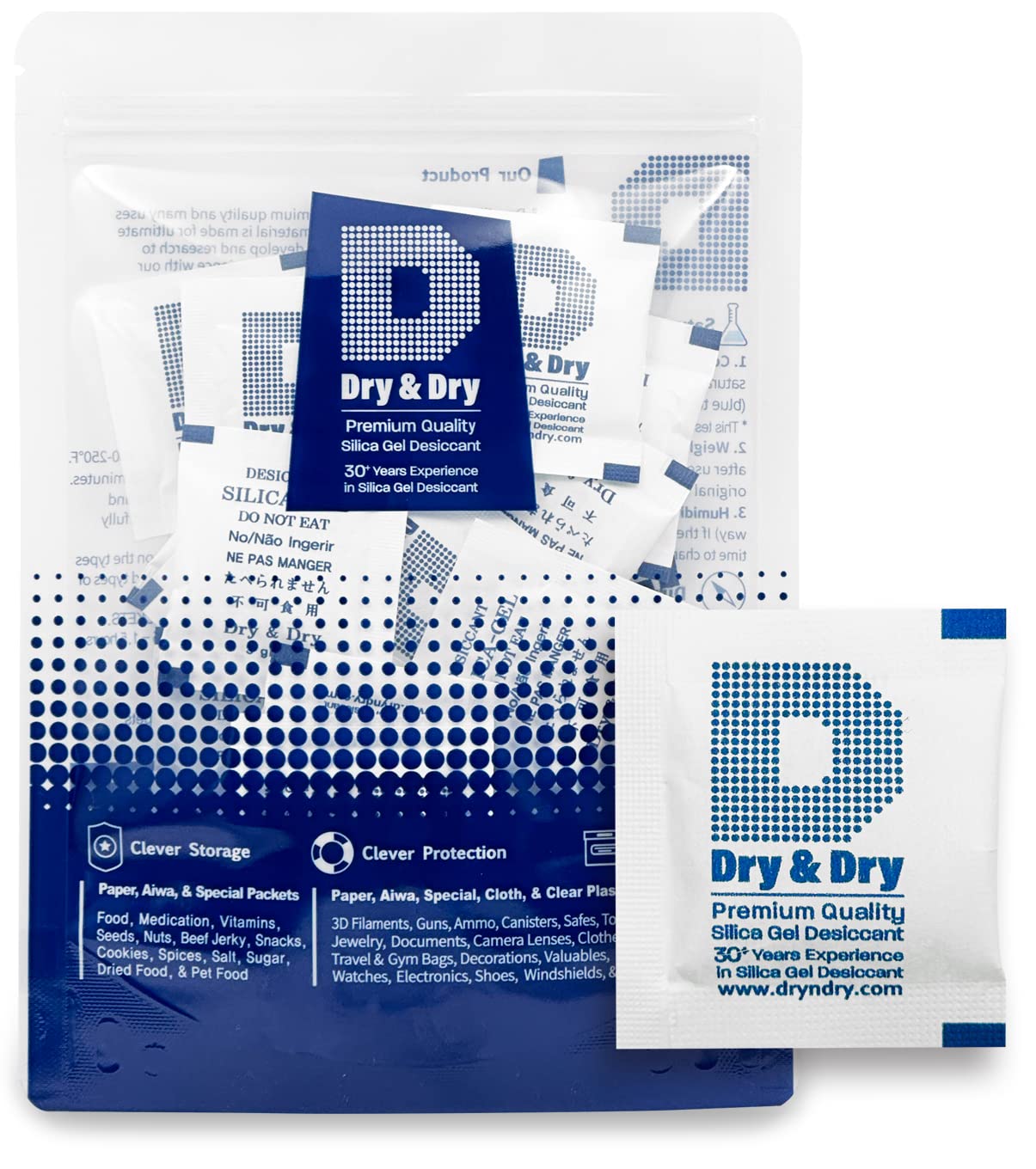 Detalle de Dry & Dry Silica Gel Packets 3 Gram
