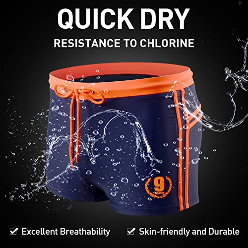 Thumbnail 2 de Arcweg Maillot de Bain Homme Boxer avec Doublure et Cordon de Serrage Réglable – Bleu Marine (EU L)