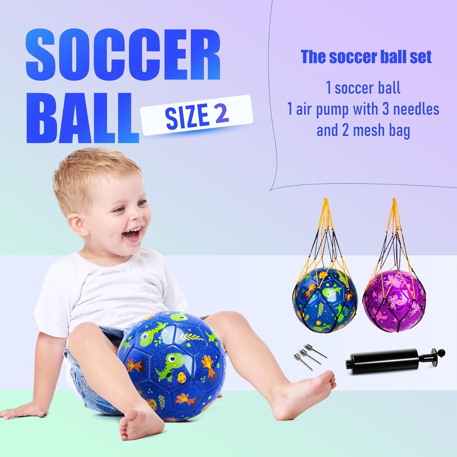 Thumbnail 6 de INPODAK Balón fútbol talla 2 18,5