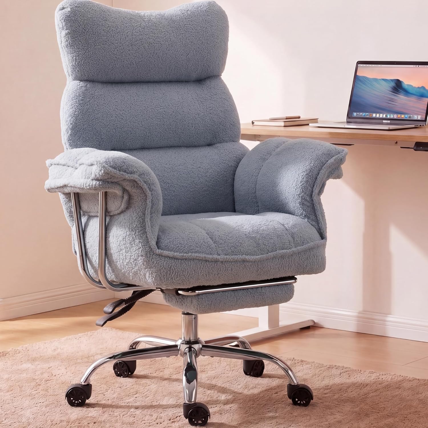Detalle de Dowinx Office Chair with Teddy Fleece