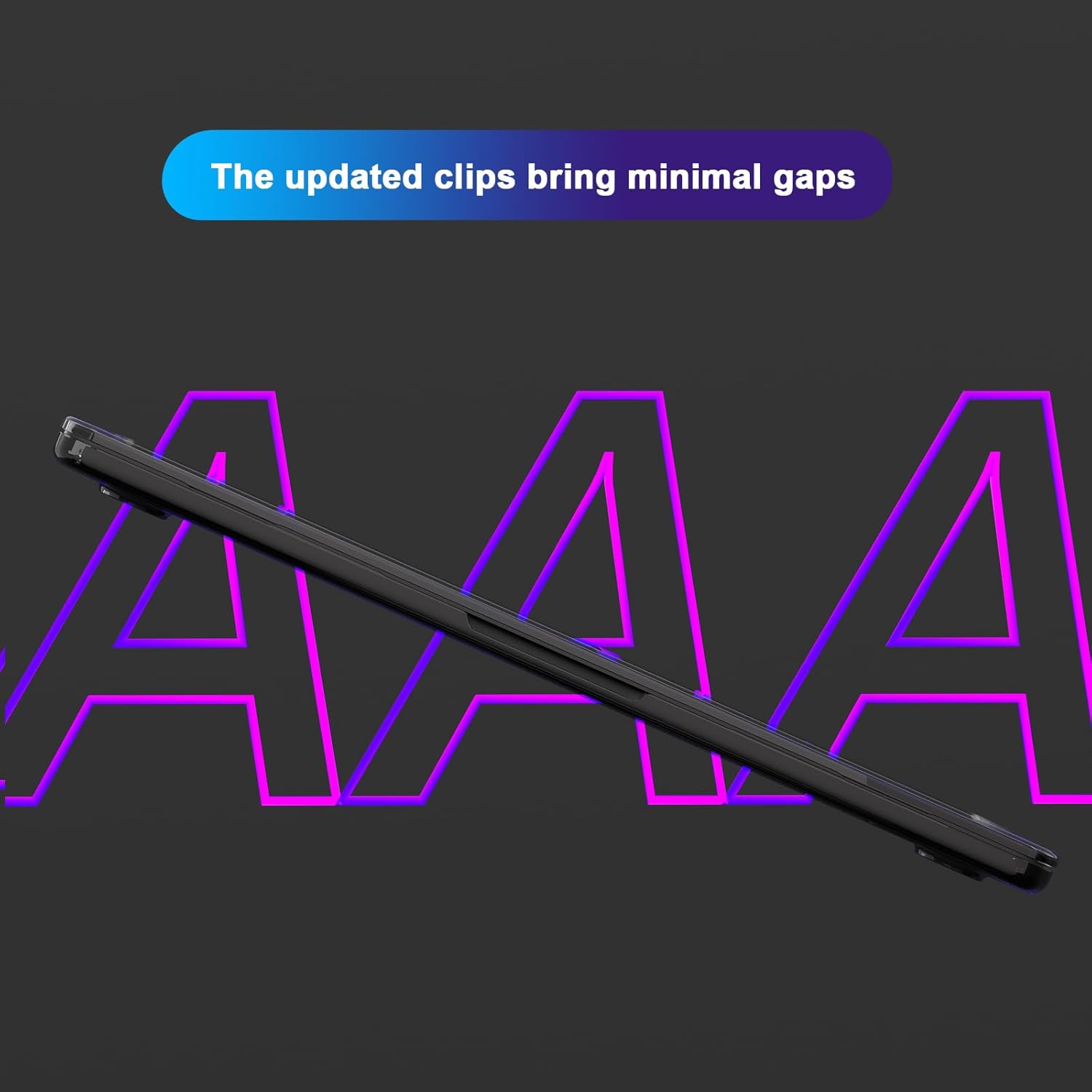 Thumbnail 2 de eléger Matte Crystal Case for MacBook Pro 14-inch (Space Black Transparent) – ultra-thin protective cover