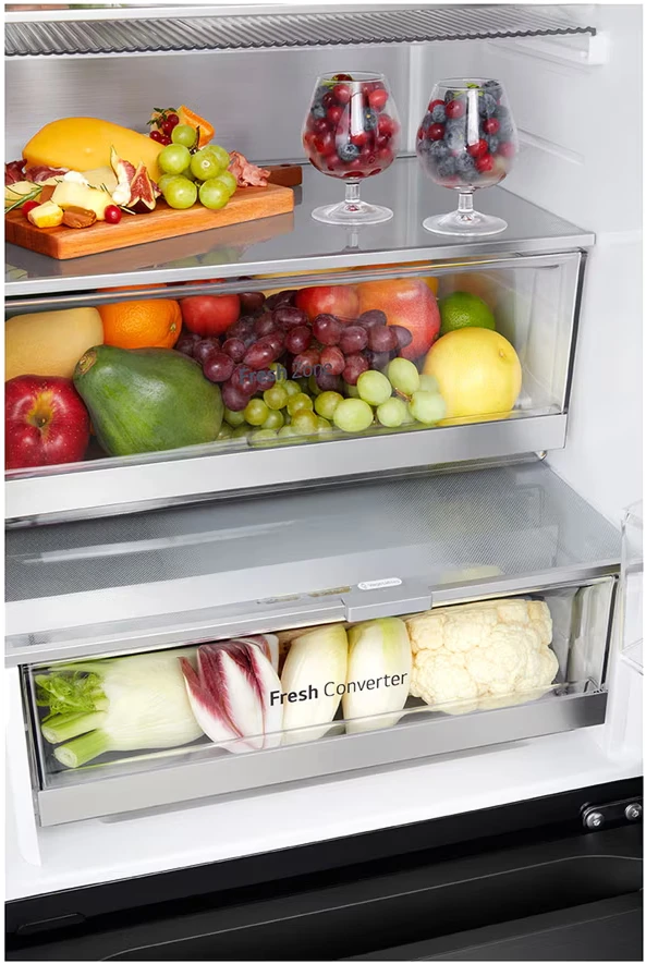 Thumbnail 11 de LG GBG5160CEV InstaView Kühlgefrierkombination mit Tür-in-Tür und Total No Frost