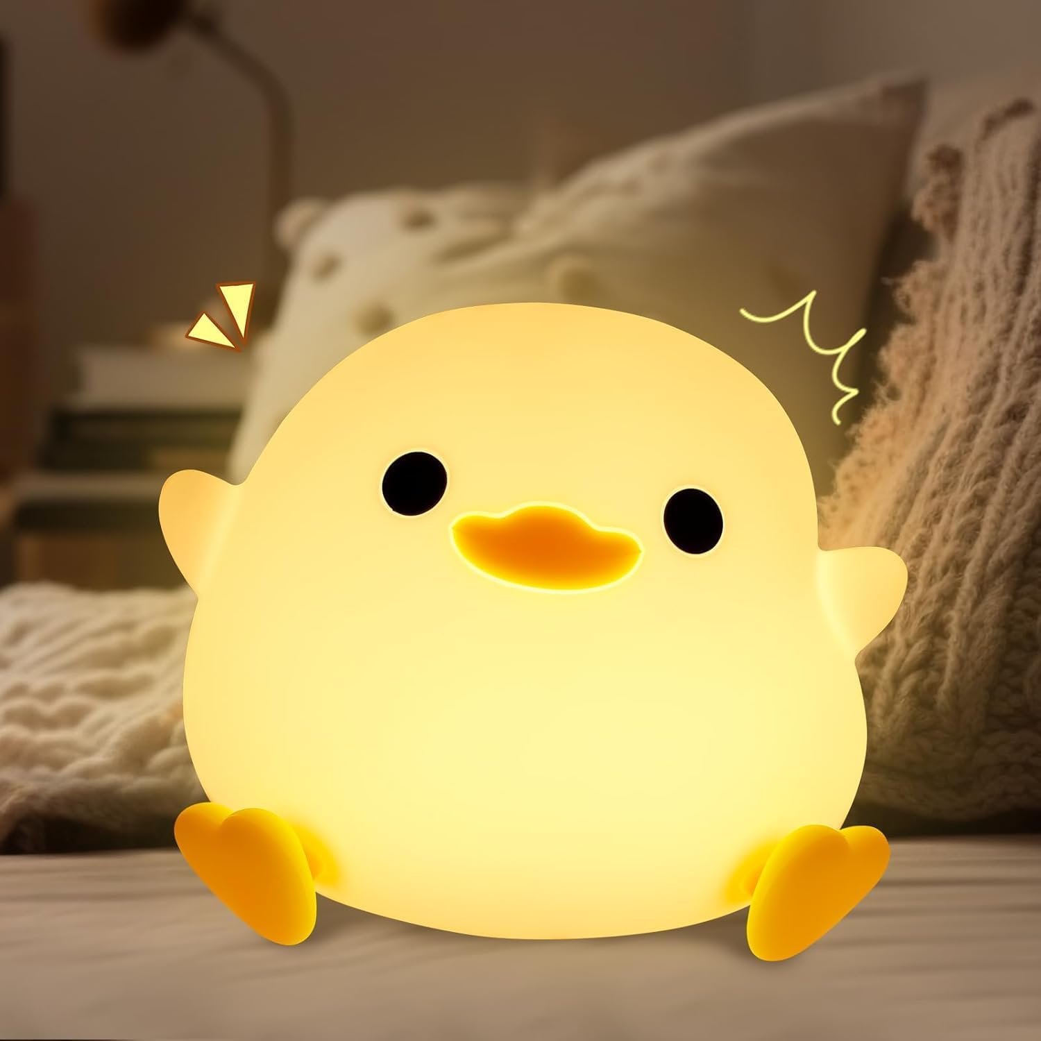 Detalle de Wudyfei Duck Lamp: Dodo Duck Night Light for Nursery